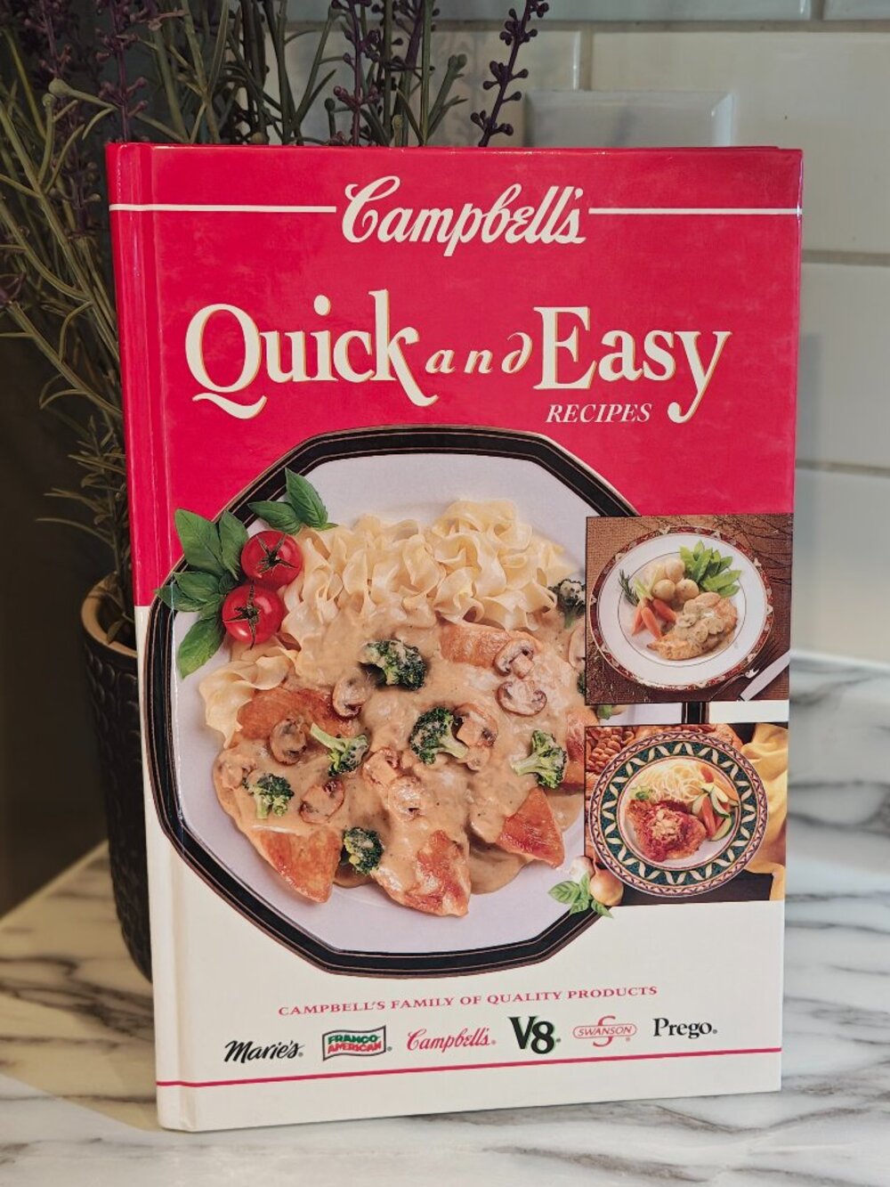 Vintage 1993 Campbell’s Quick & Easy Recipes Hardcover Cookbook